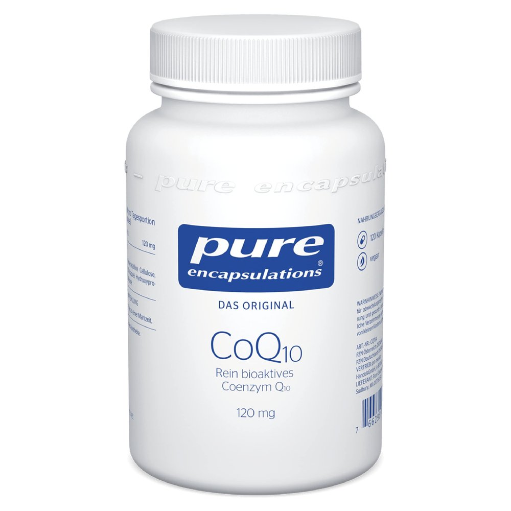 Pure Encapsulations Coenzyme Q10 120 mg – CoQ10 from Microbial Fermentation – 120 Capsules