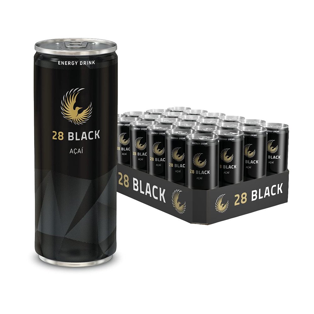 28 BLACK Aa Energy Drink, 250 mL (24-pack), 6.7 kg