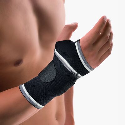 Bort 112920 ManuBasic Wrist Brace, Medium, Black, Right or Left