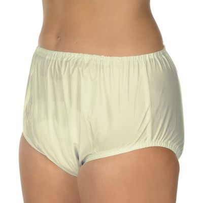 Suprima PVC Pull-On Incontinence Brief, Size 36, Soft Yellow