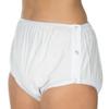 Suprima PVC Brief with Lining, Snap-Fastened, Art. 1-222-000, Unisex, Size 38, White view 1