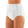 Suprima PVC Brief with Lining, Snap-Fastened, Art. 1-222-000, Unisex, Size 38, White view 3