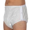 Suprima PVC Brief with Lining, Snap-Fastened, Art. 1-222-000, Unisex, Size 38, White view 4