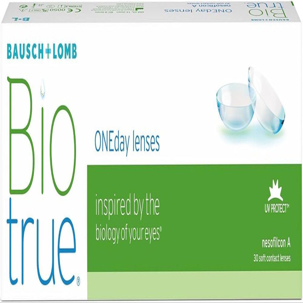 Biotrue ONEday Daily Contact Lenses, 30-Pack, -1.25 D