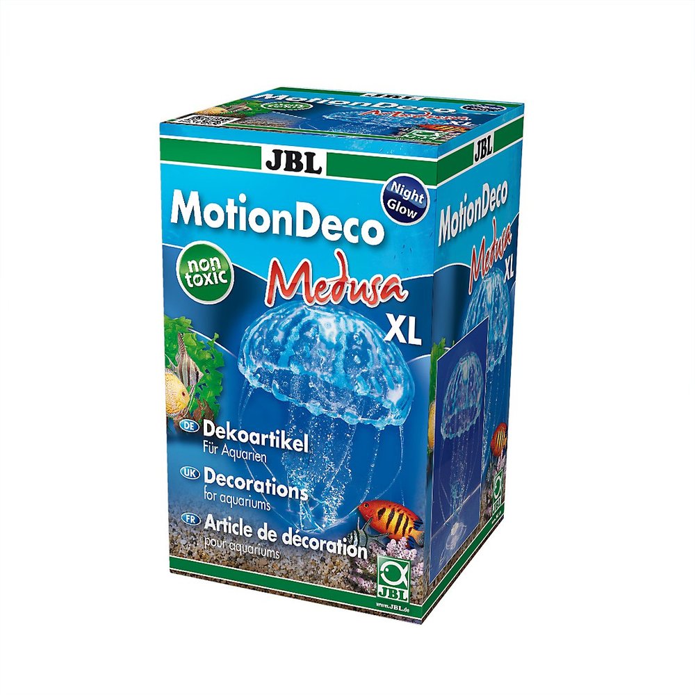 JBL Motion Deco Medusa 60451 Movable Jellyfish Aquarium Ornament XL, Blue