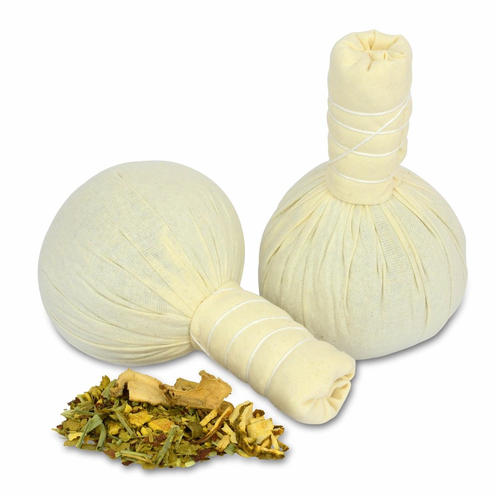 mykruterstempel Ginger-Lemongrass Herbal Massage Stamps – 2 x 100 g