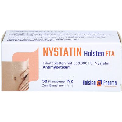Nystatin Holsten Film Tablets, 50 Count