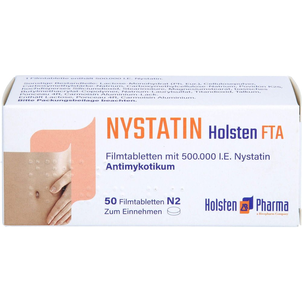 Nystatin Holsten Film Tablets, 50 Count
