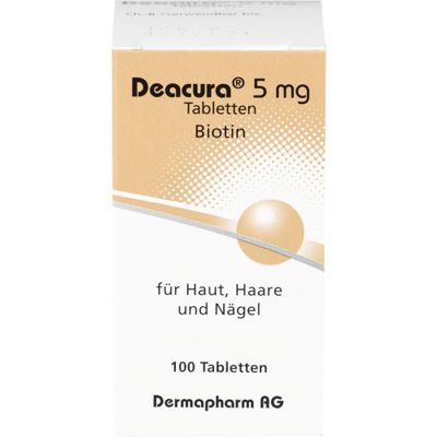 Dermapharm Deacura Tablets for Skin, Hair and Nails, 100 Tablets