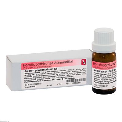 Acidum phosphoricum D6 Globules, 10 g