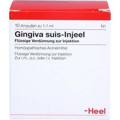 GINGIVA SUIS Injeel Ampoules, 10 Count