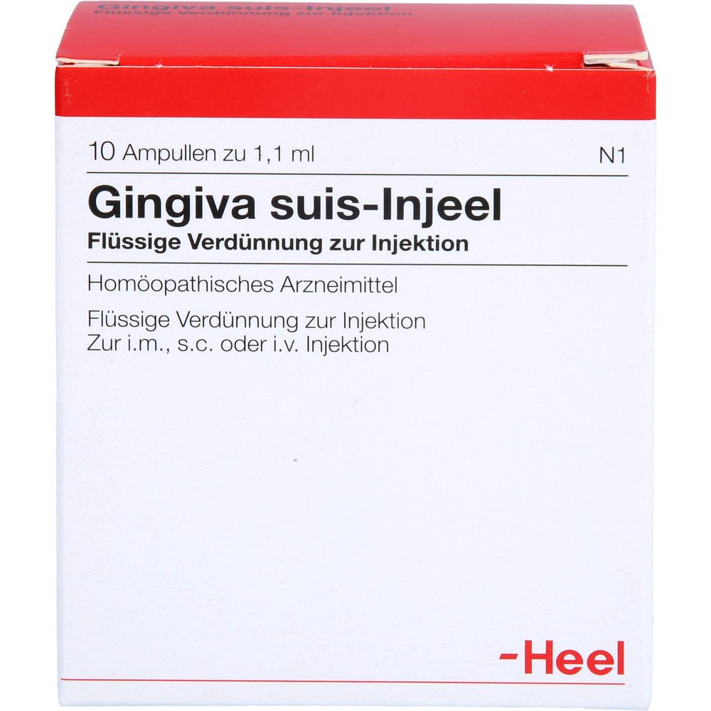 GINGIVA SUIS Injeel Ampoules, 10 Count