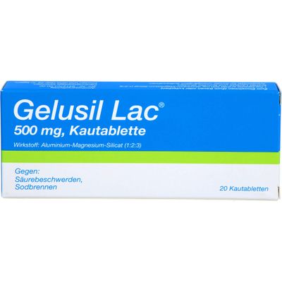 GELUSIL LAC Chewable Tablets, 20 ct