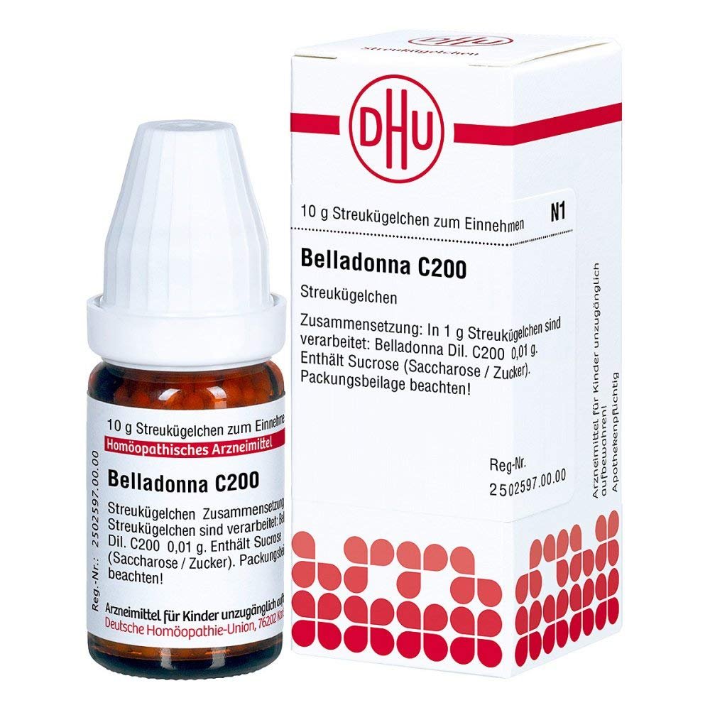 DHU Belladonna C200 Homeopathic Globules, 10 g