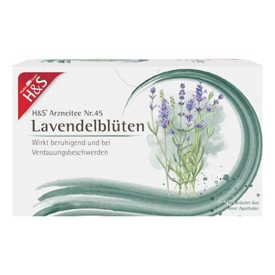 H&S Lavender Medicinal Tea No. 45, 20 Filter Bags