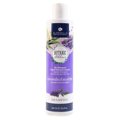 Alkemilla Organic Lavender & Eucalyptus Shampoo, Clear, 250 ml