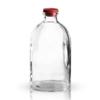 15 x 100 mL Clear Glass Injection Vials with Red Rubber Stoppers view 1