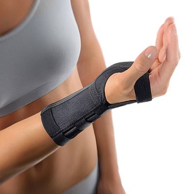 BORT Wrist Support with Aluminum Splint, Left, Size M, Black, 1 pc