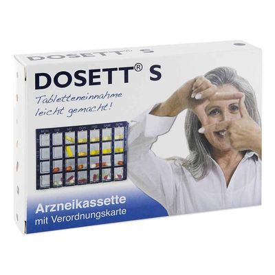 Dosett S Medication Organizer, Blue, 11782, 1 pc