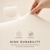 DuDu N Girlie 100% Cotton Fitted Sheets for Crib Mattresses, 70 x 140 cm, Cream, 2-Pack view 4