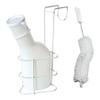 Behrend-Homecare Urinal Bottle for Men, Milky with Bottle Brush and Bottle Holder view 1