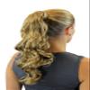 WIG ME UP Ponytail Hairpiece, New System with Attachment Comb and Headband, Blonde/Dark Blonde, Wavy, Slightly Curly, 45 cm, ROSY-22 view 2