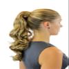 WIG ME UP Ponytail Hairpiece, New System with Attachment Comb and Headband, Blonde/Dark Blonde, Wavy, Slightly Curly, 45 cm, ROSY-22 view 4