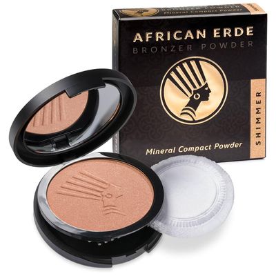 AFRICAN ERDE Bronzing Compact Powder Shimmer 10 g | Vegan