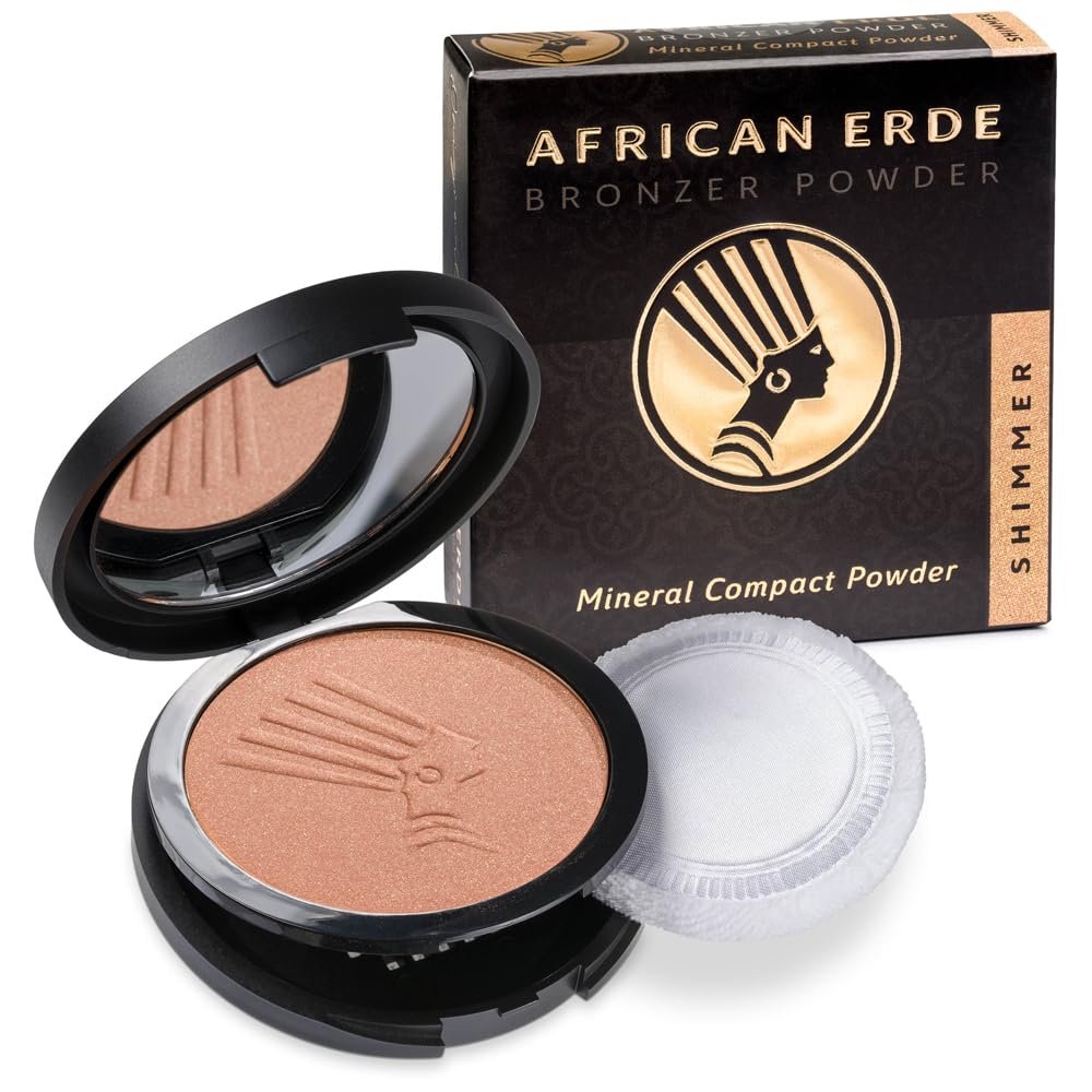 AFRICAN ERDE Bronzing Compact Powder Shimmer 10 g | Vegan