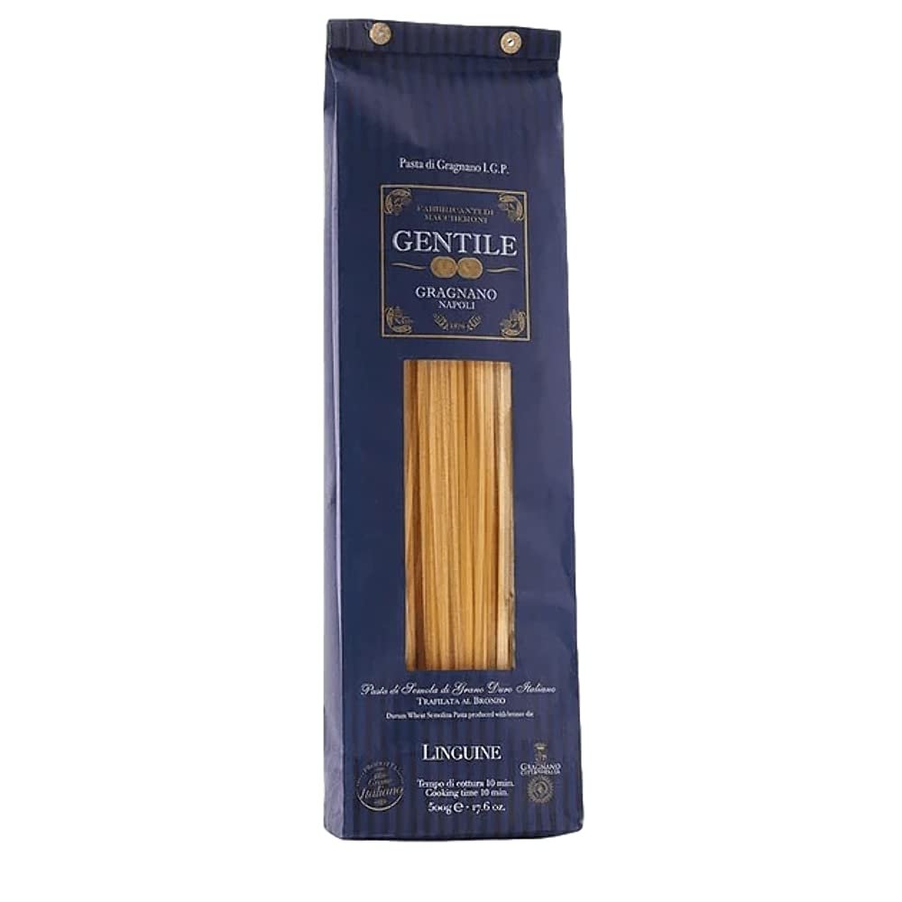 Pastificio Gentile Gragnano PGI Linguine, Bronze-Die Extruded, 500 g