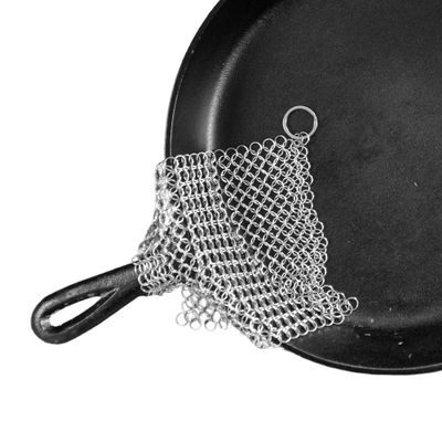 The Ringer Original Stainless Steel Cast Iron Cleaner, Patented XL Design, 8 x 6 in