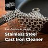 The Ringer Original Stainless Steel Cast Iron Cleaner, Patented XL Design, 8 x 6 in view 2