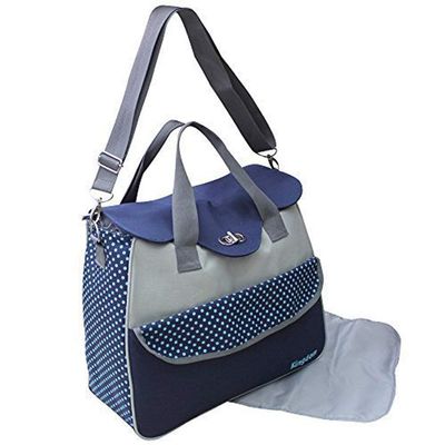 GMMH 2-Piece Blue Baby Diaper Bag Set