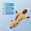Best Pet Supplies 2-in-1 Fun Skin Stuffless Dog Squeaky Toy view 2
