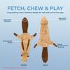 Best Pet Supplies 2-in-1 Fun Skin Stuffless Dog Squeaky Toy view 3