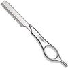 Feather Short Razor, Styling Razor with Short Stainless Steel Handle, Silver view 1