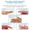 Oval-8 Finger Splint, Size 10, 5-Pack (Diameter: 6.82 cm) view 4