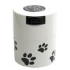 Tightpac pawvac 3 oz Vacuum-Sealed Pet Food Container, White with Black Paws view 1