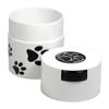 Tightpac pawvac 3 oz Vacuum-Sealed Pet Food Container, White with Black Paws view 2