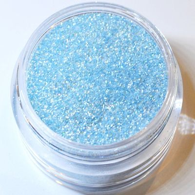KM Nails Ice Blue Glitter, Very Fine, 2.5 g