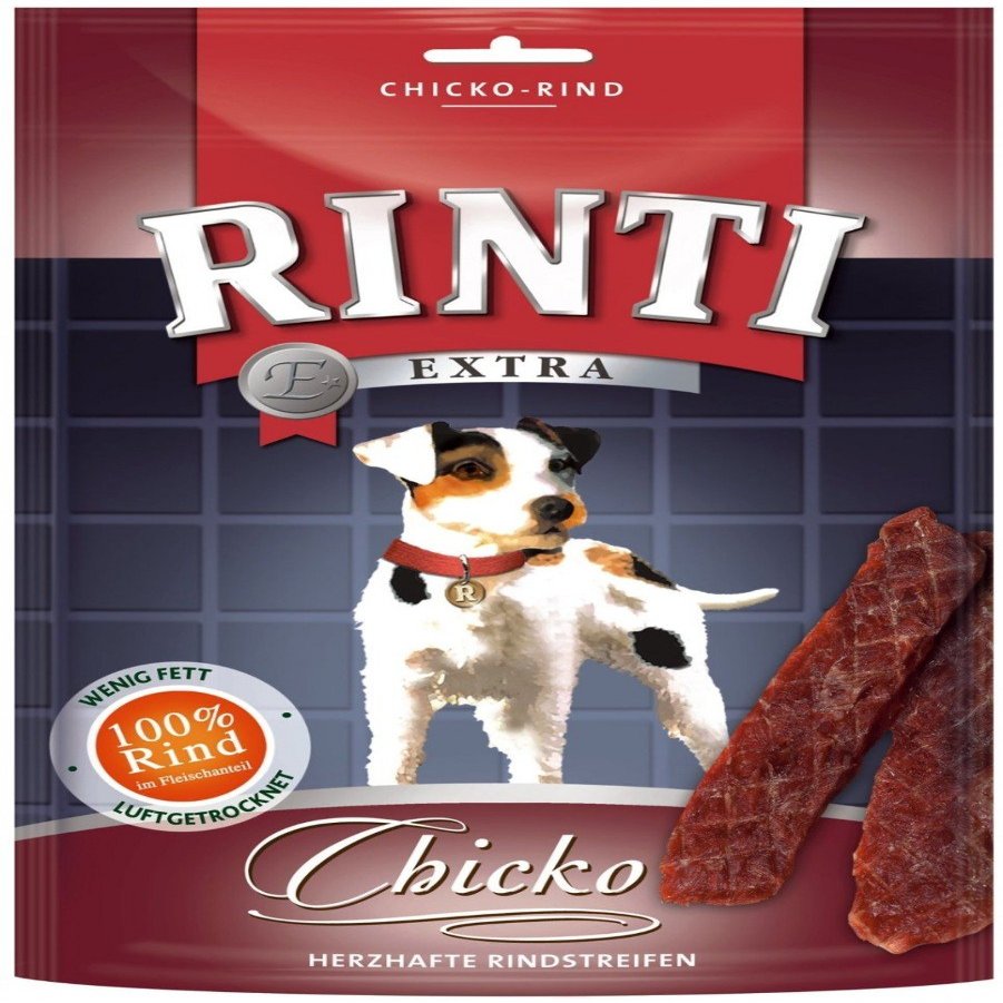 Rinti | Extra Chicko - Savory Beef Strips | 12 x 60 g