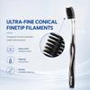 TRISA Profilac Fine Tip Sensitive Soft Toothbrush, Black/White view 4