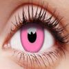 Halloween Funny UV Glow Pink Contact Lens, Yearly Disposable, 14 mm, Power 0.00, ColourVUE view 1