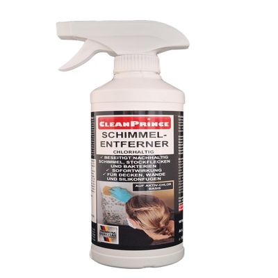 CleanPrince 0.5 L Chlorine-Based Mold Remover | Mold Stain Cleaner