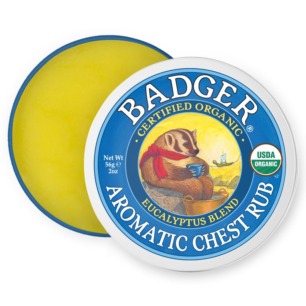 Badger Aromatic Chest Balm, 56 g