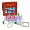 Cupping Massage Set with 12 Plastic Cups and Vacuum Pump view 1