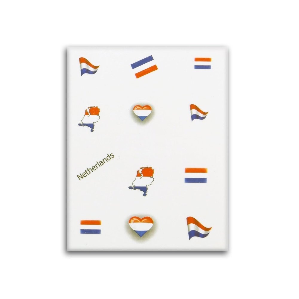 3-Pack World Cup/Euro Nail Art Decals, Netherlands Flag