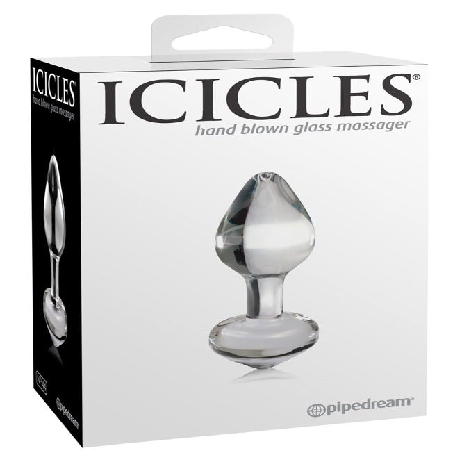 Pipedream Icicles No. 44, Clear, 8 cm