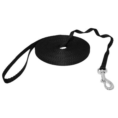 Hunde Design Mini Long Line, Black, 30 m