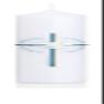 Baptism Candle for Boys with Personalized Name Decoration, 50 x 265 mm, No. 102 view 1